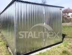 garaż blaszany 3x5 konstrukcja ocynkowana 